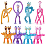 Jirafas tubos pop con ventosa y luces