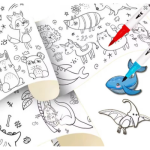 rollo de papel para colorear